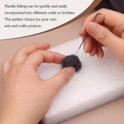 Fenrry 100g Yün Roving İplik Elyaf Roving Yün Üstü Yün Keçe Malzemeleri Saf Yün Kalın İplik Eğirme Kendin Yap El Eğirmesi için