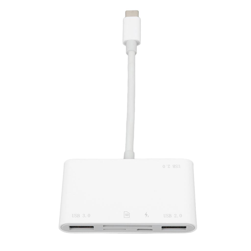 6 in 1 Memory Card Reader Plug and Play High Speed USB C Smart Camera Storage Card Adapter for Phones Laptop Computers