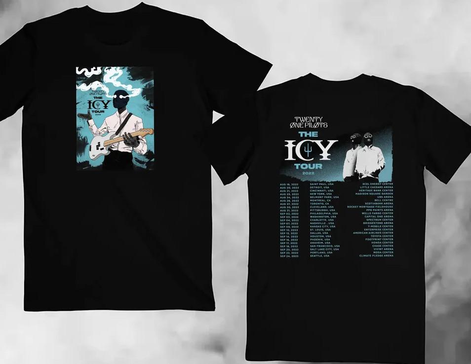 The Icy Tour 2022 Shirt, Twenty One Pilots T-Shirt shirt XXXL