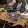 Portable Camp Fire Cooking Racks Stainless Steel Folding Grill Rack Campfire Grill  Outdoor Cooking
