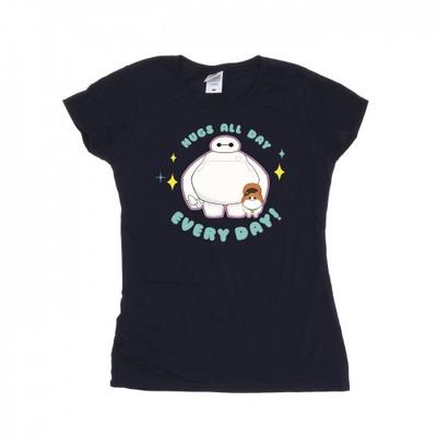 Damen/Damen Big Hero 6 Baymax Hugs Everyday Baumwoll-T-Shirt