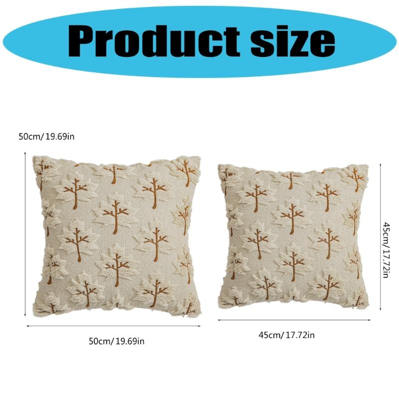 Fall Leaf Pattern Velvety Soft Pillow Cover Cozys Decorative Throw Pillow Case For Living Room Bedroom