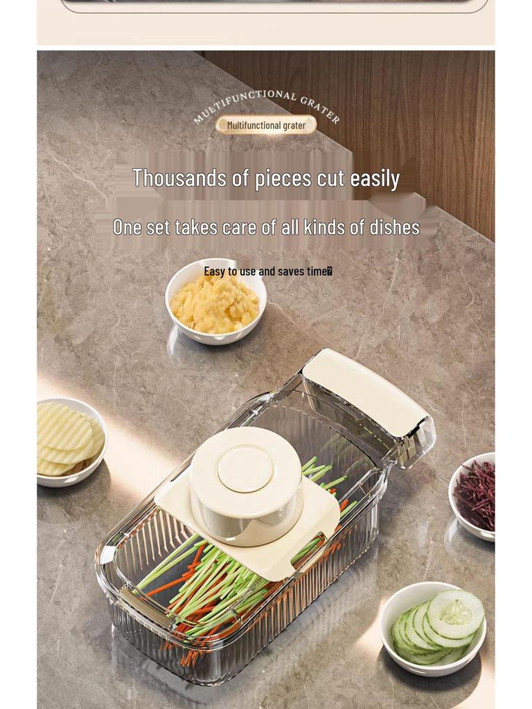 Enhanced Multi-Functional Veggie Cutter & Grater