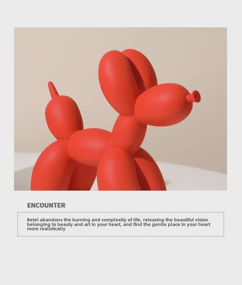 Colorful Modern Balloon Dog Ornaments: Living Room, Wine Cabinet & Office Decor