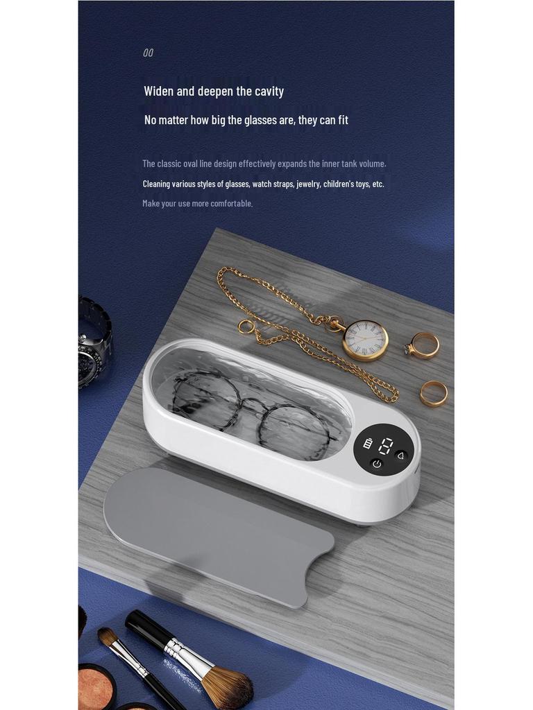 Ultrasonic Cleaner for Eyeglasses, Jewelry, Watches, and Braces