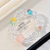 High Quality Natural Beeswax Powder Crystal Tianhe Stone White Crystal Duobao Necklace Collarbone Chain