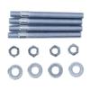 Carburetor Bolt 5/16" Thread Zinc Plated 3.5" Length 4-Piece Steel Carburetor Bolt Set