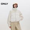 ONLY Women's 2025 Winter 90% White Duck Down Spliced Short Puffer Jacket