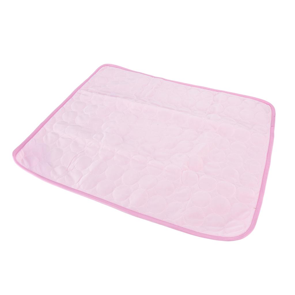 Pet Cooling Mat Breathable Ice Silk Cooling Pad for Dogs Cats Kennel Outdoor Car Seats Couches Floors