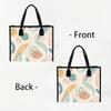 Fashion Abstract Print Tote Bag Casual Daily Portable Shopping Handbag for Women