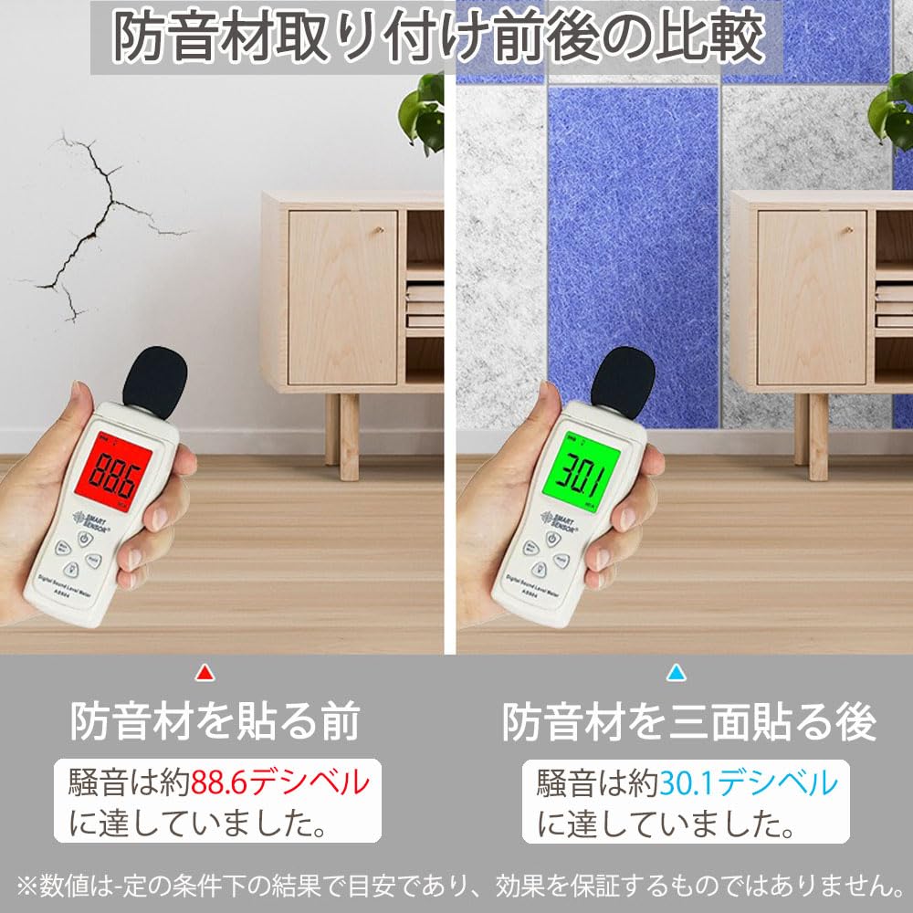 Hopeholic Soundproofing with for Soundproofing Soundproofing High for Easy to Noise Musical Set of 10 Sound-Absorbing Panel, Sound-Absorbing Material,