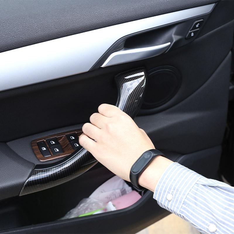 Für BMW X1 F48 2016-2018 ABS Matt Silber Auto Innen Türgriff Verkleidung Auto Zubehör Für BMW X2 F47 2018 4 Stück