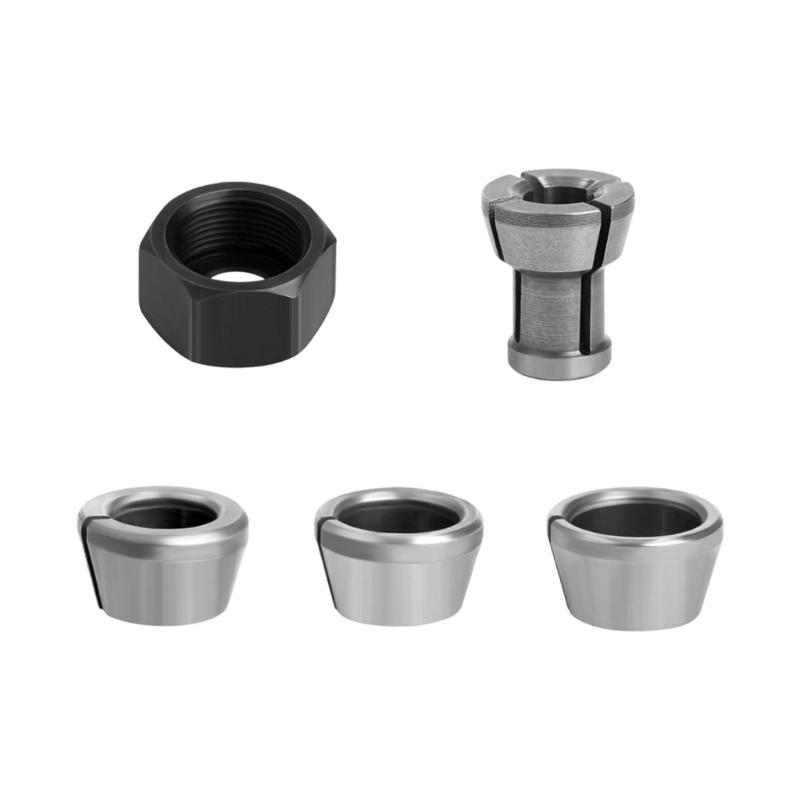 Umfassender Fräser-Spannfutter für verschiedene Elektrowerkzeuge, einschließlich Oberfräsen und Gravierern, für effiziente Mehrfachaufgabenoperationen