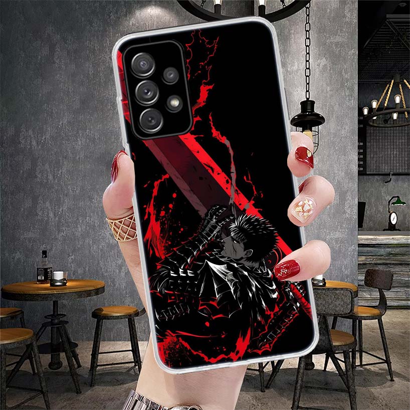 G-Guts B-Berserks Anime Soft Phone Case For Samsung Galaxy S22 S23 S24 S25 Edge S26 Ultra S20 FE S21 Plus + Fundas Coque Galaxy