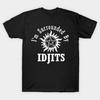 Asian Size Cotton Unisex Tshirt Print T-shirt i'm  surrounded by idjits T-shirt No-Cut Print Regular Fit