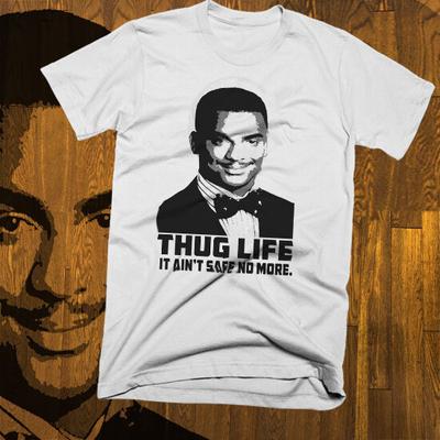 Hip Hop T-Shirt Street Hustle NY Brooklyn 90er New York Rap Thug weißes T-Shirt
