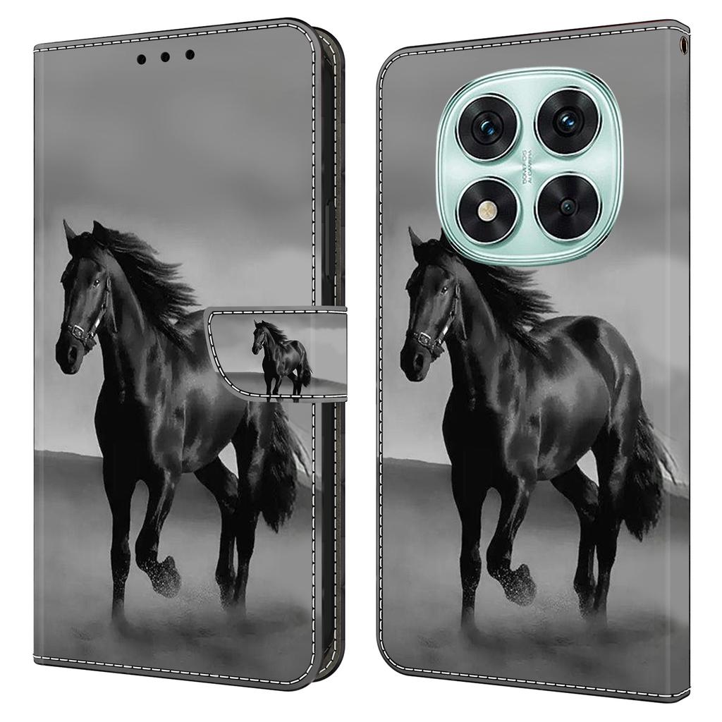 For Xiaomi Redmi Note 14 Pro 5G Case Magnetic Clasp 3D Pattern Leather Wallet Phone Cover