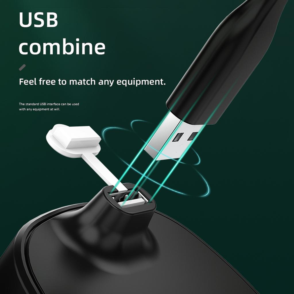 Mini Desktop Vacuum Cleaner with USB Fan Portable Cordless Table Dust Sweeper Rechargeable Battery