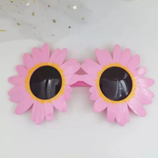 Sunflower Glasses Funny Clown Sunglasses Adults Horror Movie Costume for Summer Beach Pool Party Halloween Cosplay