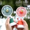2024 Rechargeable Portable Handheld Desktop Fan with Long Battery Life and USB Charging