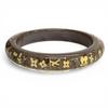 Excellent LOUIS VUITTON Bangle Brasserie Unclosure TPM Clear brown Women M65867 Used
