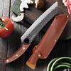 Stainless Steel Butcher Knife Peeling Boning Knife Kitchen Cleaver Slicing Chef Meat Fish Cutting Cooking Tools with Cover