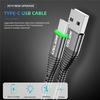 USLION 3A 2m Type C USB Cable Mobile Phone Charger Type-C Fast Charging Andriod Microusb Data Cord