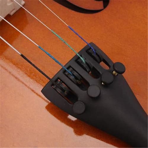 Two Full Sets of E, A, D, and G Strings for 4/4 Violins, Stainless Steel Replacement Strings, Compatible with Violins, Long-Lasting Replacement Parts
