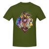Piece Silent Rogue Funny Graphic  Cotton TShirt Spire Card Game Tees Tops For Unisex