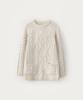 Sseomweeobeoteo Posy Cable Wool Knit - Ivory