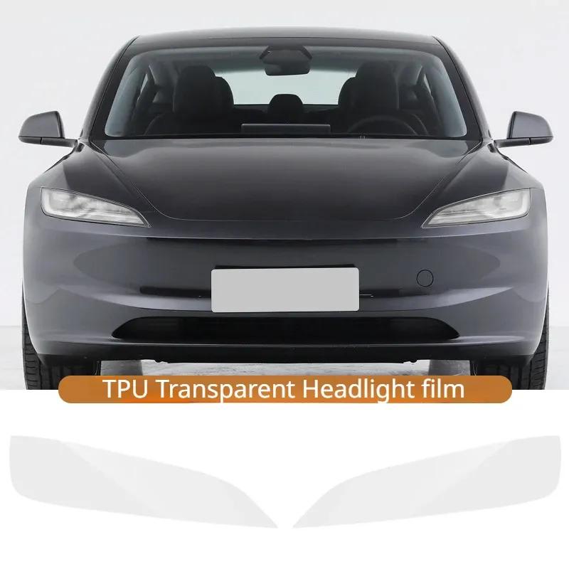 Car Body Protective Film for Tesla Model 3 Highland 2024 TPU Transparent Film Scratch Resistant Invisible Car Cover Accessories