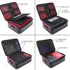 Fireproof Family Travel Passport Certificate Document Storage Organizer Bag Multi-Layer Portable File Storage with Lock