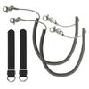 Shitte Belt with Rope Fishing Rod Spiral Cord Wire 290cm