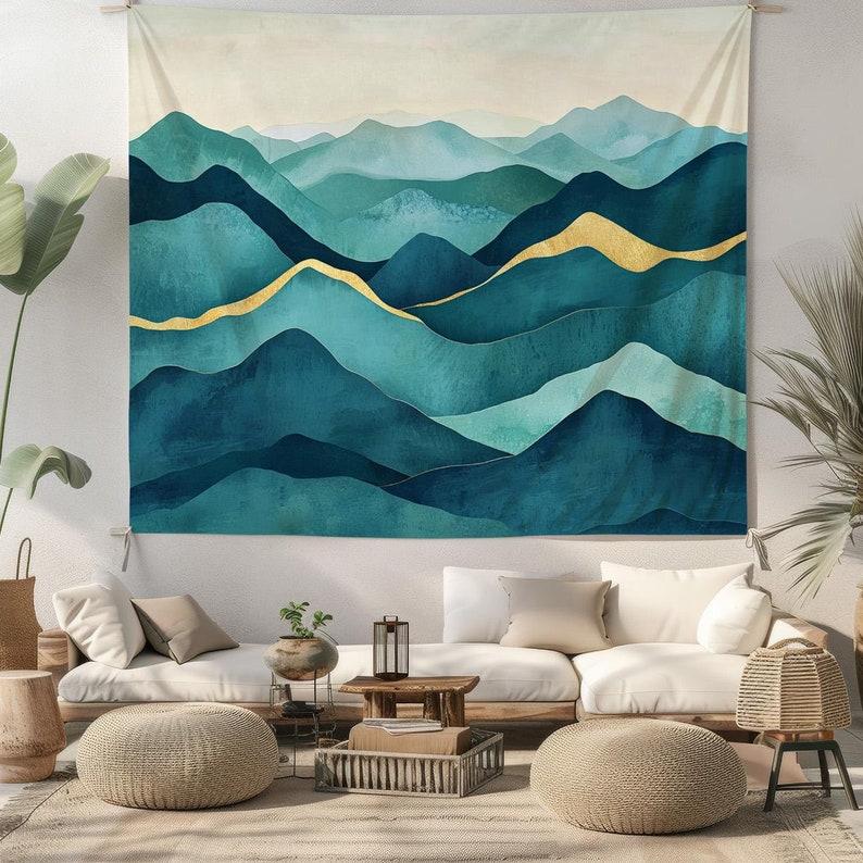 Blue Mountains tapestry 75x100