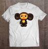 Vintage Soviet Cartoon T-shirt: Cheburashka Design Russian Polyester Graphic Personalized Printed Women Unisex Summer MenT-Shirt