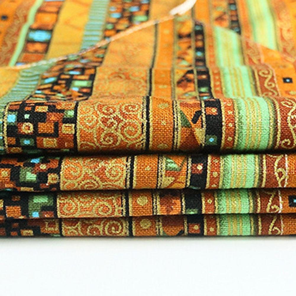 ראנר שולחן דגל שולחן פסים מכותנה ופשתן לאומי עם ציציות לקישוט שולחן ביתי