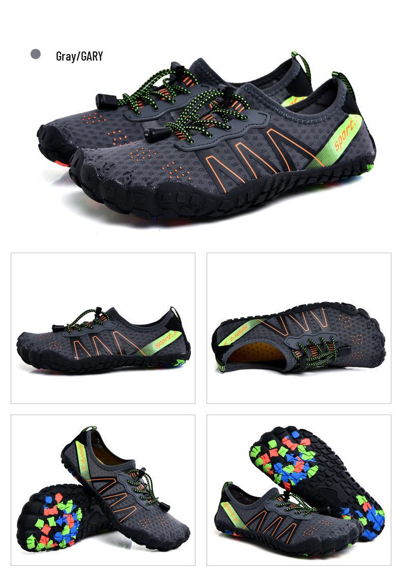 

Unisex Non-Slip Breathable Outdoor Creek Fishing & Beach Shoes 42 сірий