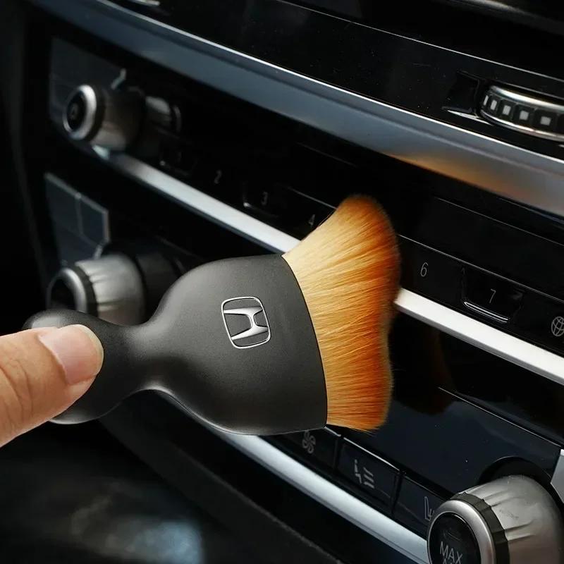 Car Interior Cleaning Soft Brush Dust Remover For Honda Civic Accord Fit CRV Jazz Odyssey Prelude Insight Legend Stream HRV Pass akd256