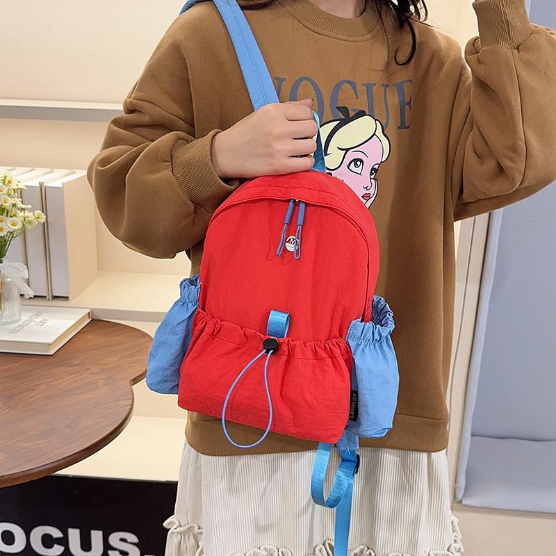 Nylon Casual Backpack With Breathable Design For Daily Use And Student Commuting