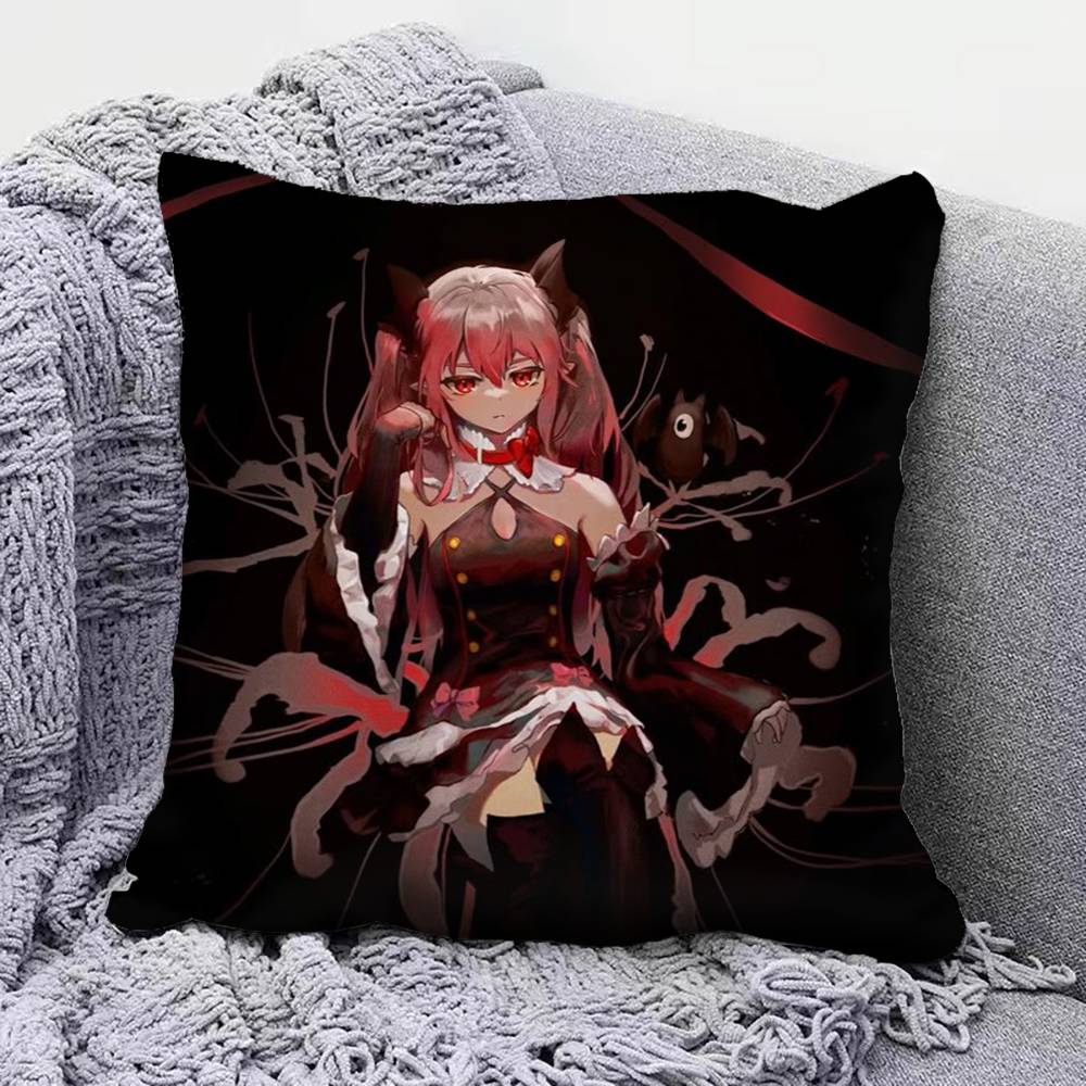 Seraph of the End Anime  Pillow Covers Home Sofa Cushion Covers and Aecorative Custom