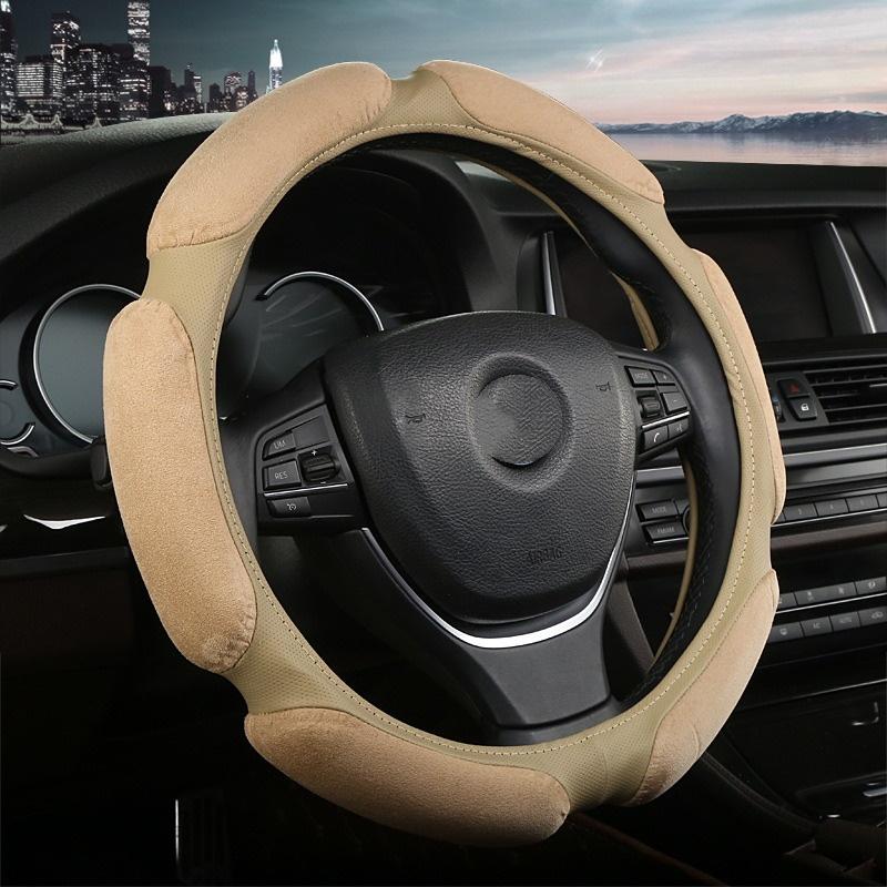 Universal Steering Wheel Cover for 38cm Diameter Car Interior Accessory Protective Decorative Car Part