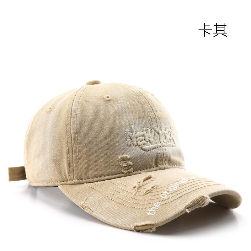 Women's Hat with Letter Embroidery, Outdoor Men's Baseball Cap for Sun Protection and Shade