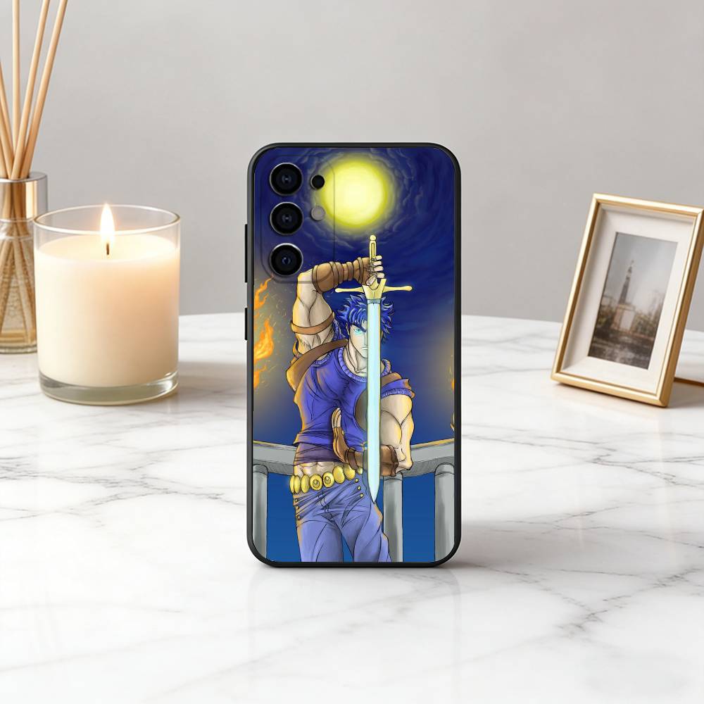 COOL J-JoJo B-Bizarre A-Adventures Phone Case For Samsung S25,S24,S21,S22,S23,S30,Ultra,S20,Plus,Fe,Soft Silicone Black Cover