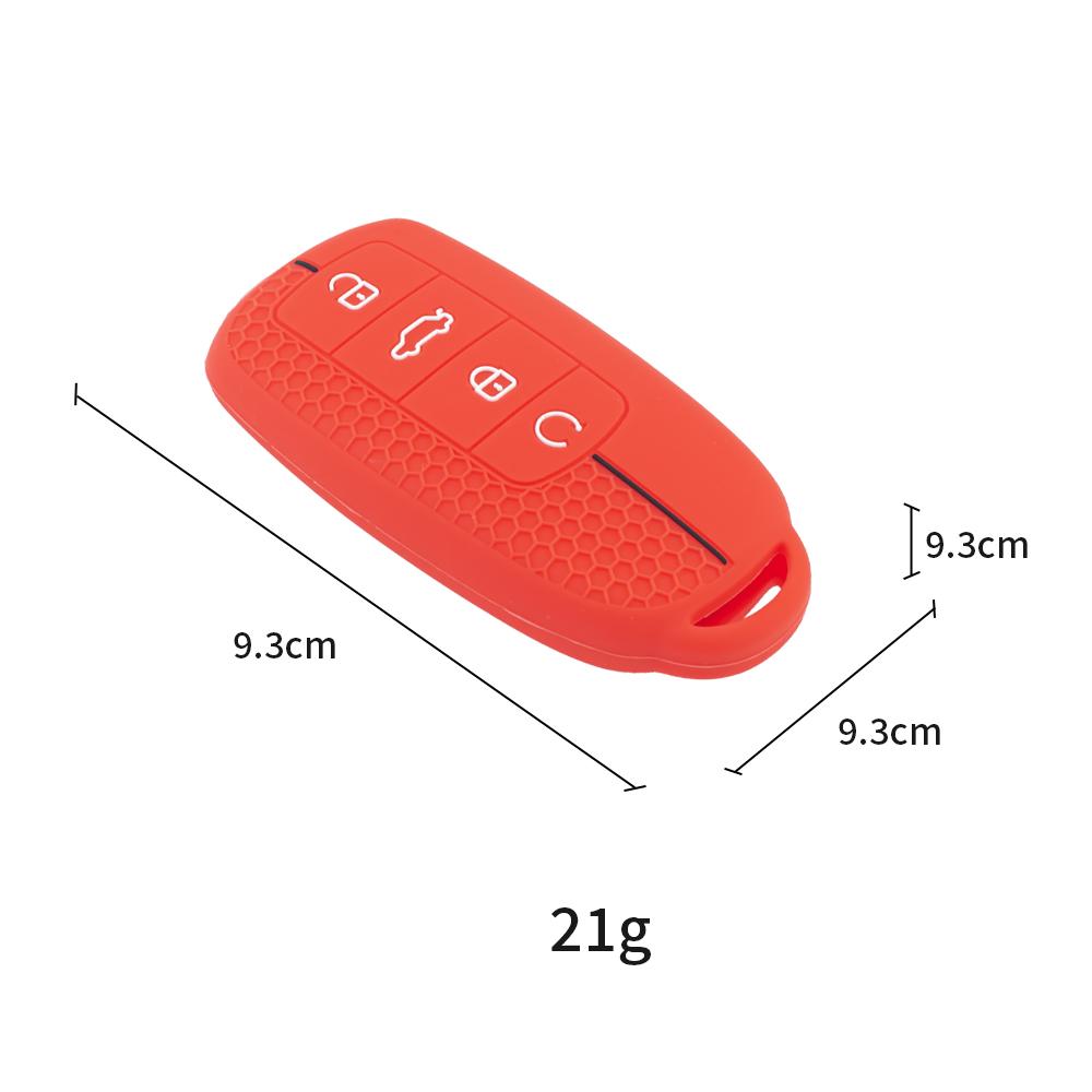 1 Pc 4 Buttons Silicone Car Key Holder Cover Case For Chery Omoda 5 C5 Tigo 7 8 Pro Max Tigo 7 8 Plus Arrizo 5 Plus