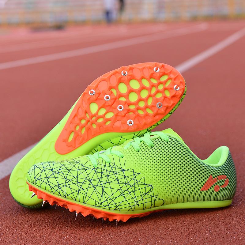 Spike Shoes Medium Sprint Running Shoes Male and Female Students High School Entrance Examination Track and Field Competition Sports Spike Shoes