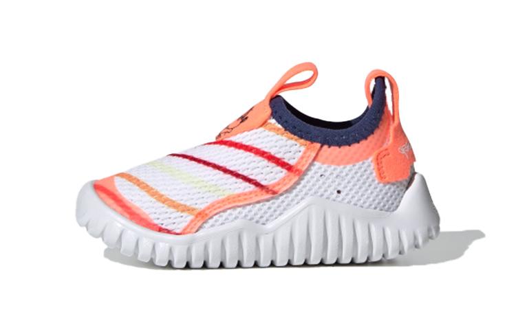 

Disney x Adidas Breathable Low top Toddler Shoes White Orange Infant And Toddler FU7601 26.5
