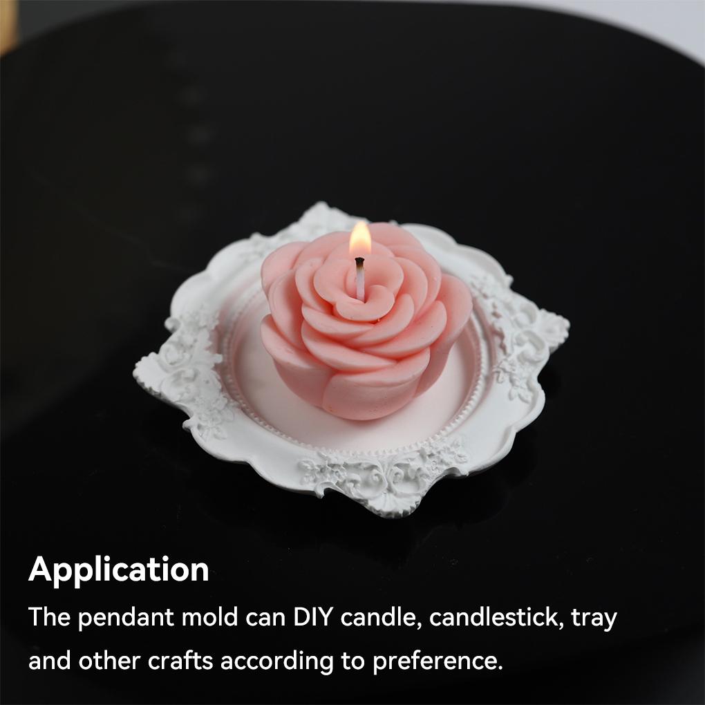 Forma na svíčku Miska DIY Řemeslo Silikonová forma Ruční práce Nepřilnavé formy Řemeslný doplněk pro Pryskyřici Hlínu Cement Sádru