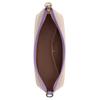 Coach Laurel 31 Logo Coated Canvas Tote Crossbody Bag Large Women bags Beige Purple CV975-IMY1K