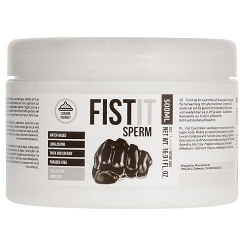 Lubrifiant Fisting - FIST IT - 500ML - Texture Spermatique - À Base D'eau - Testé Dermatologiquement