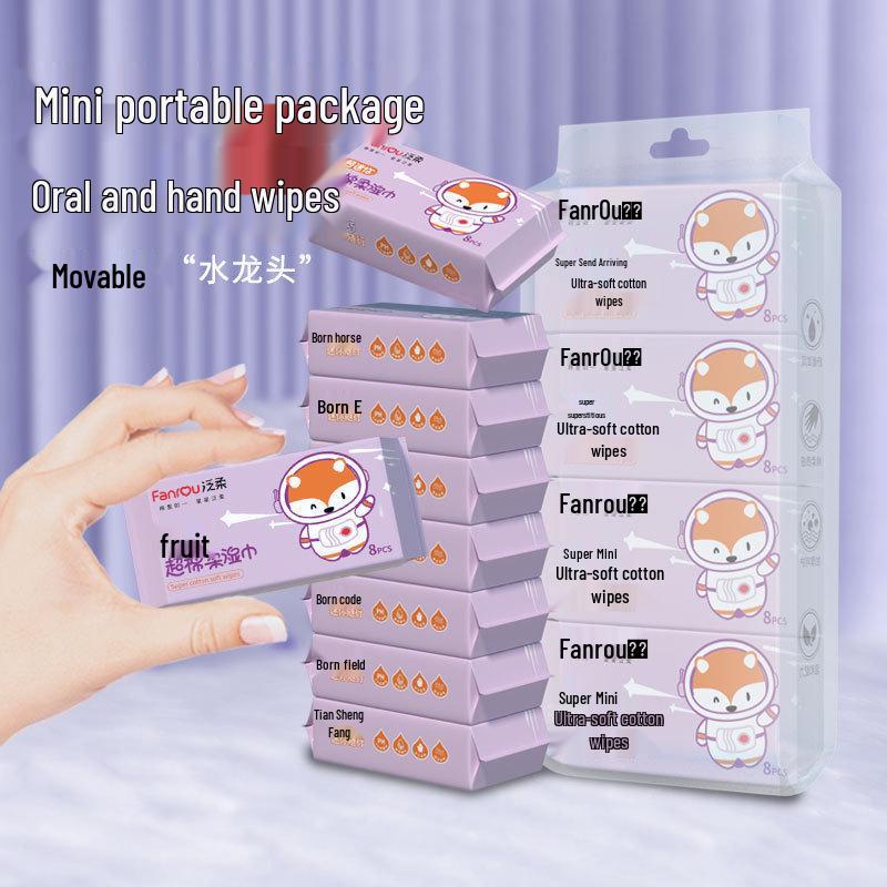 Portable Baby Hand and Mouth Mini Wipes: Child-Friendly Wet Wipes